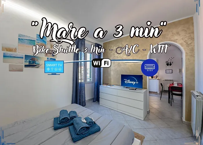 Mare A 3 Min - Treni A 8 Min - Ac - Free Wifi Albisola Superiore